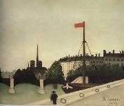 Henri Rousseau Notre-Dame Seen from Port Henri-IV oil